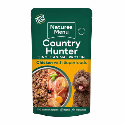 Country Hunter Wet Dog Food - Superfood Selection Multipack - 12x150g Pouches