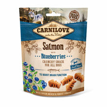 Carnilove Grain Free Crunchy Dog Treats - Salmon with Blueberries - 200g