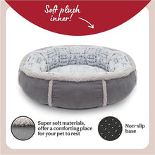 40 Winks Deep Plush Donut Pet Bed - Small 50x50cm