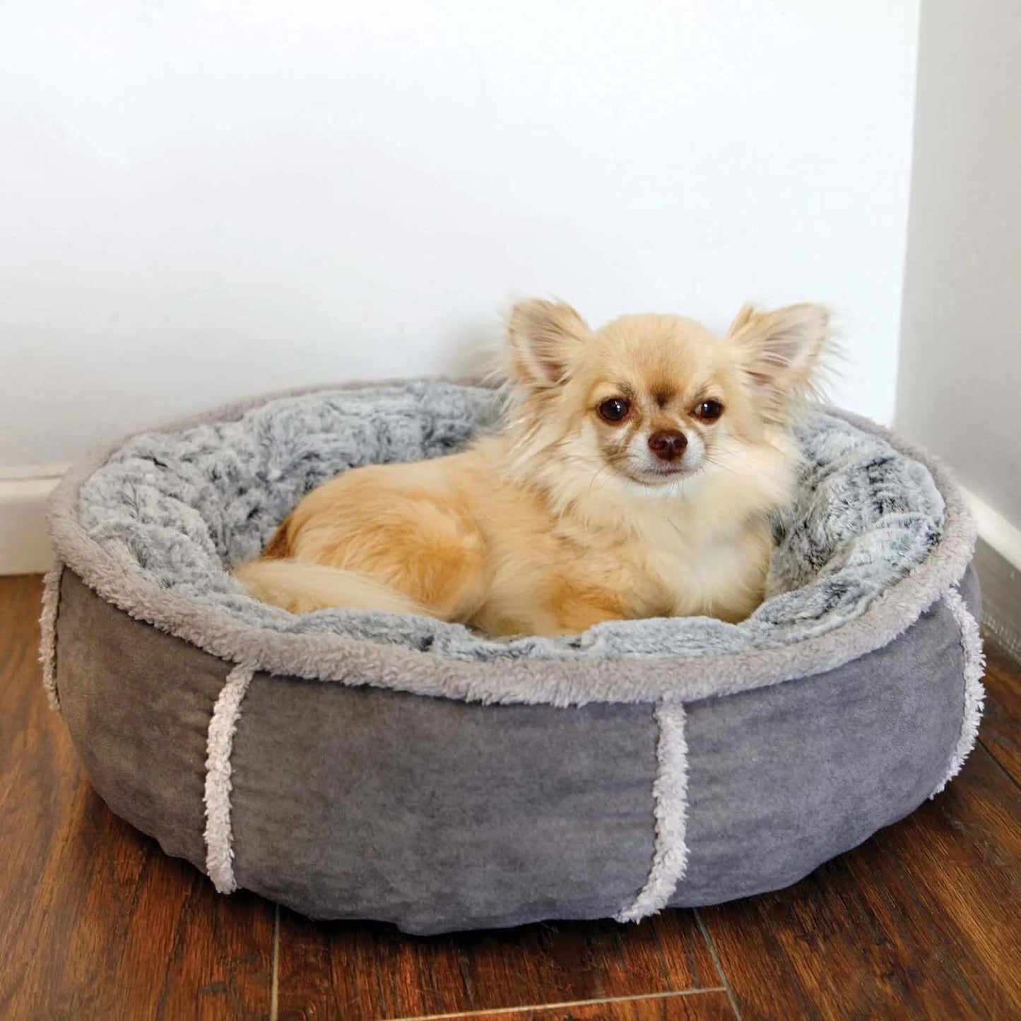 40 Winks Deep Plush Donut Pet Bed - Small 50x50cm