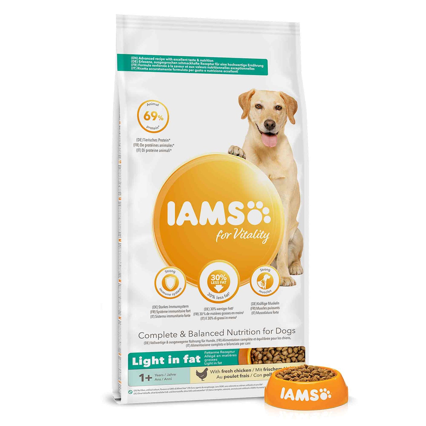 IAMS Light Adult Dry Dog Food - Chicken