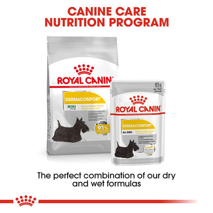 Royal Canin Size Health Nutrition Mini Dermacomfort Adult Dry Dog Food