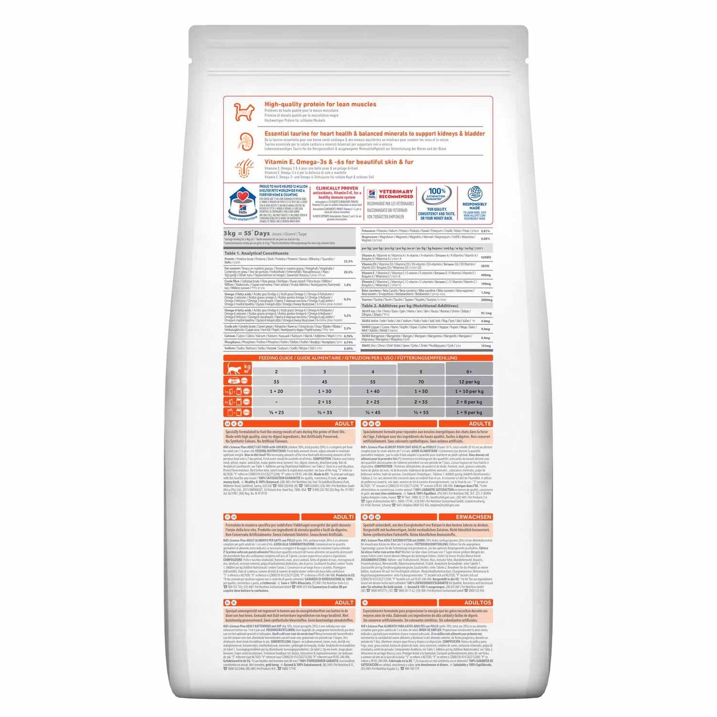 Hills Science Plan Adult Dry Cat Food - Chicken