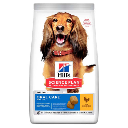 Hills Science Plan Oral Care Medium Breed Adult Dry Dog Food - Chicken - 12kg