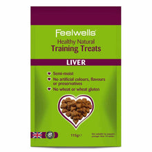 Feelwells Training Dog Treats - Liver - 115g