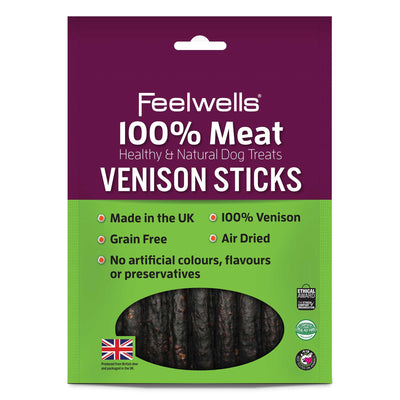 Feelwells Feelwells Stick Venison Adult Treat Dog Food pet food packaging