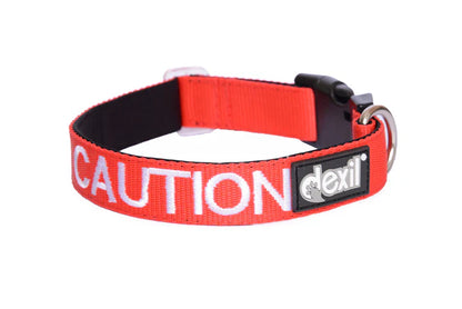 Friendly Dog Collars - "Caution" Dog Collar