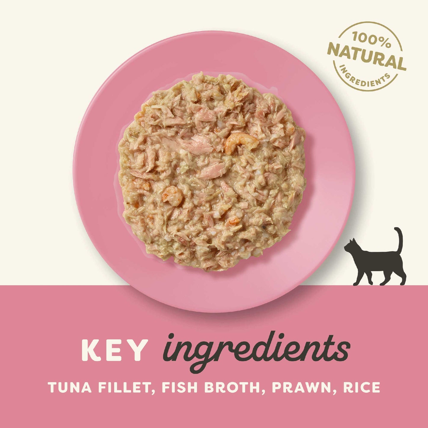 Applaws Complimentary Adult Wet Cat Food - Tuna & Pacific Prawn - 12x70g Pouches