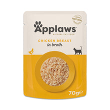 Applaws Natural Wet Cat Food - Chicken Breast in Broth - 12x70g pouches