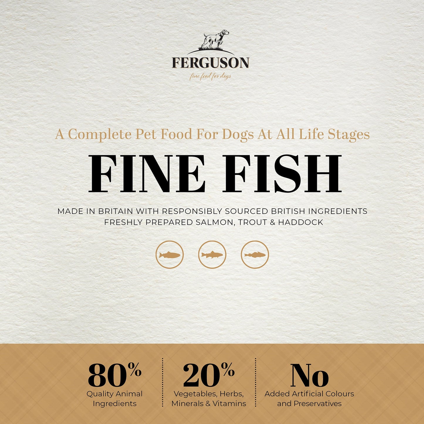Ferguson Fine Fish 80/20 Grain Free Dry Dog Food