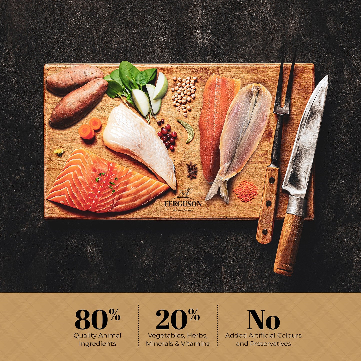 Ferguson Fine Fish 80/20 Grain Free Dry Dog Food