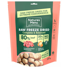 Natures Menu Complete & Balanced Freeze Dried Dog Food -  Beef Nuggets - 250g