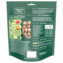 Natures Menu Complete & Balanced Freeze Dried Dog Food -  Beef Nuggets - 120g