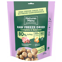 Natures Menu Complete & Balanced Freeze Dried Dog Food - Turkey Nuggets - 250g