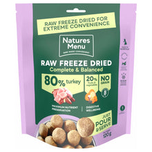 Natures Menu Complete & Balanced Freeze Dried Dog Food - Turkey Nuggets - 120g