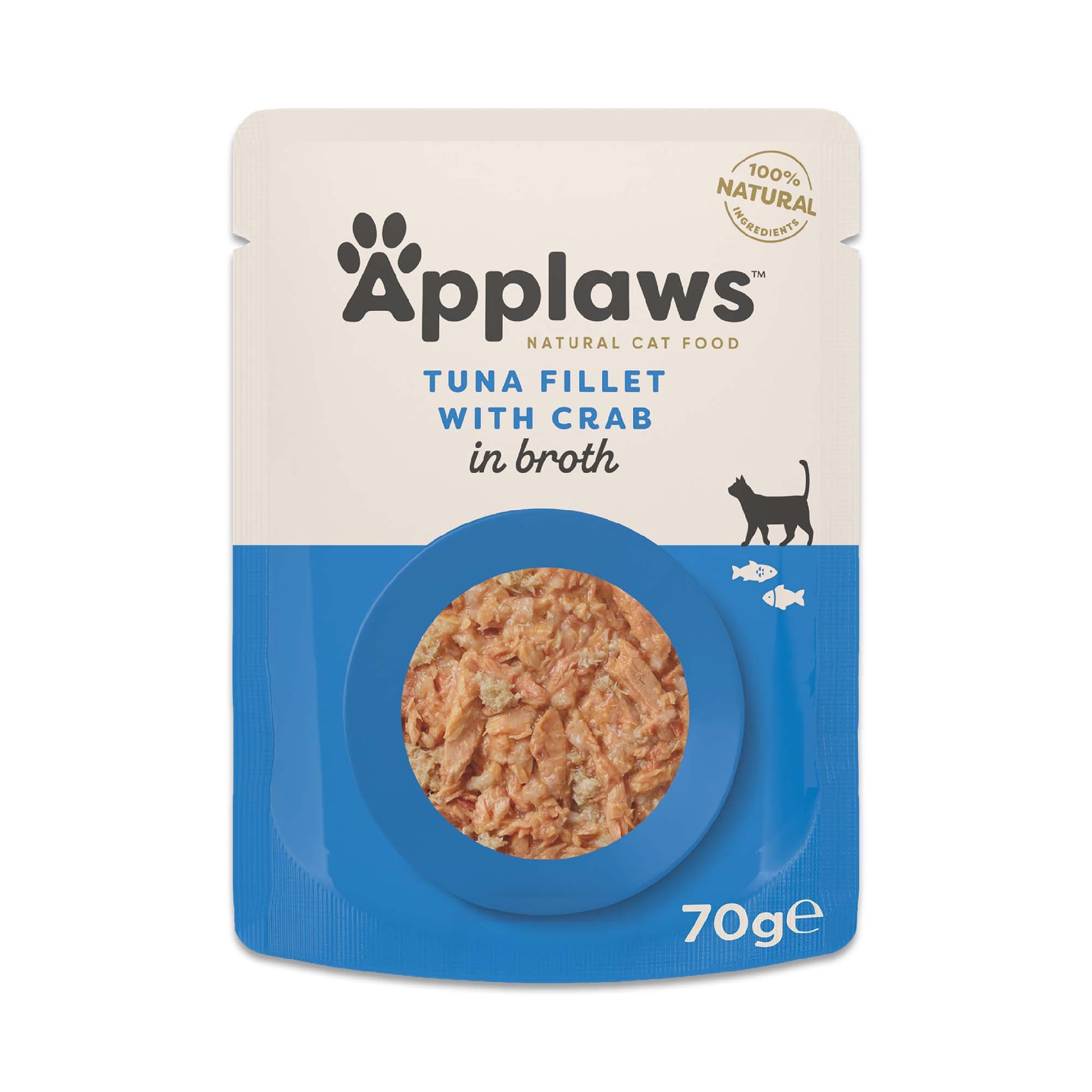 Applaws Applaws Fillet Crab Broth Tuna Adult Wet Cat Food pet food packaging