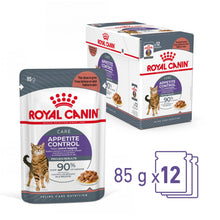 ROYAL CANIN Appetite Control Care Adult Wet Cat Food in Gravy - 12x85g Pouches