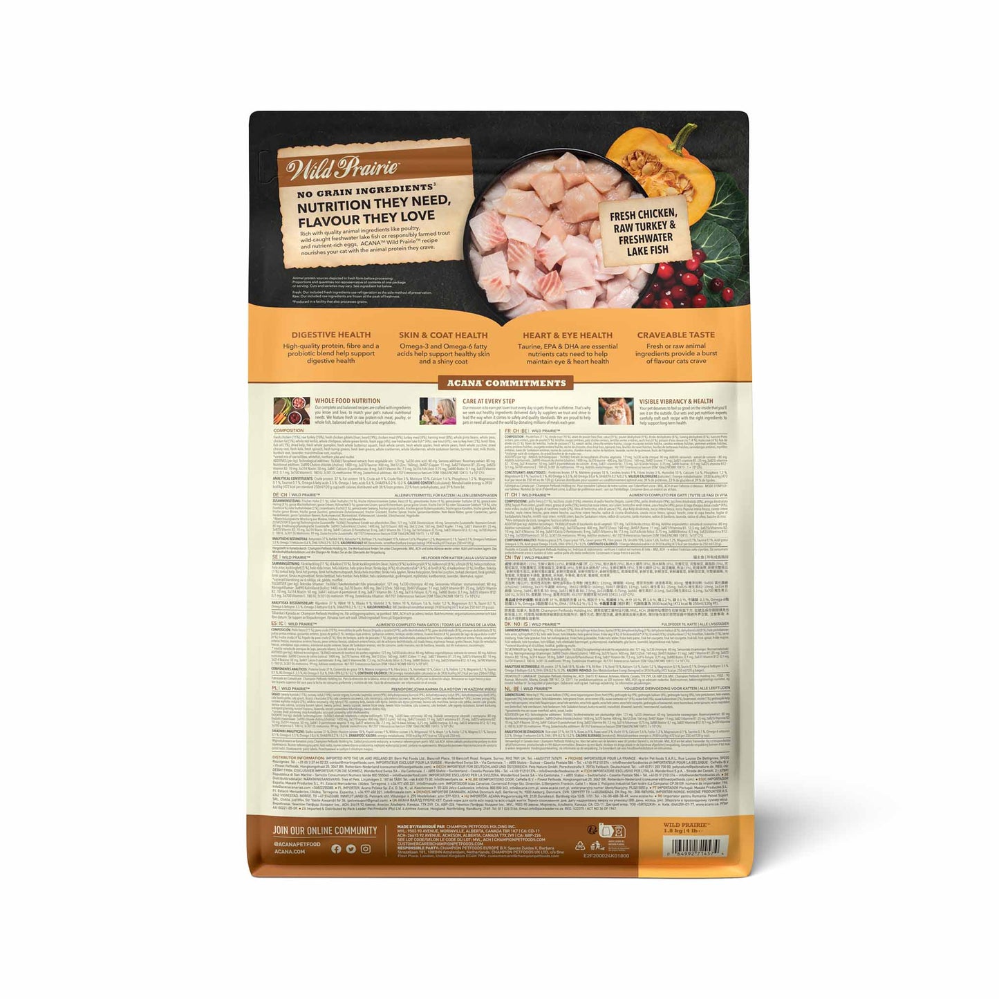 Acana Grain Free Wild Prairie Adult Dry Cat Food