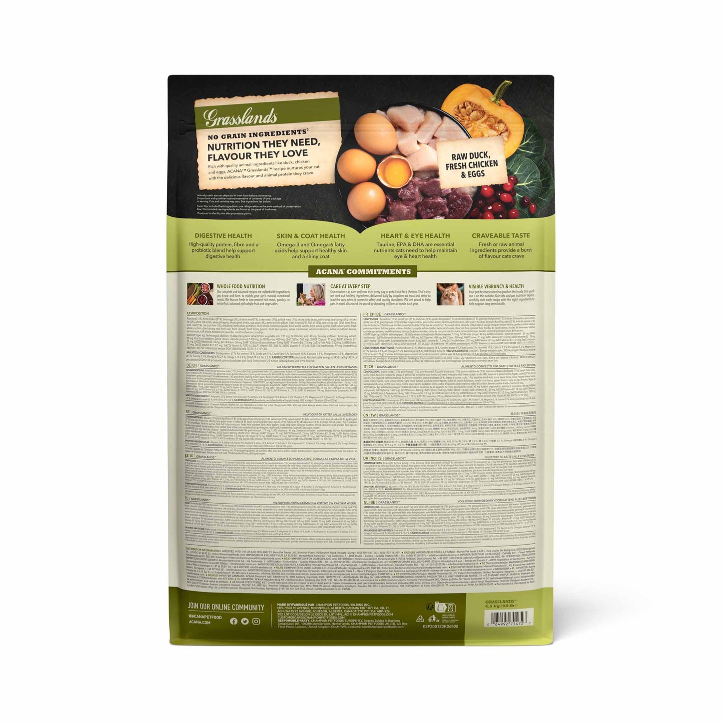 Acana Grain Free Grasslands Dry Cat Food