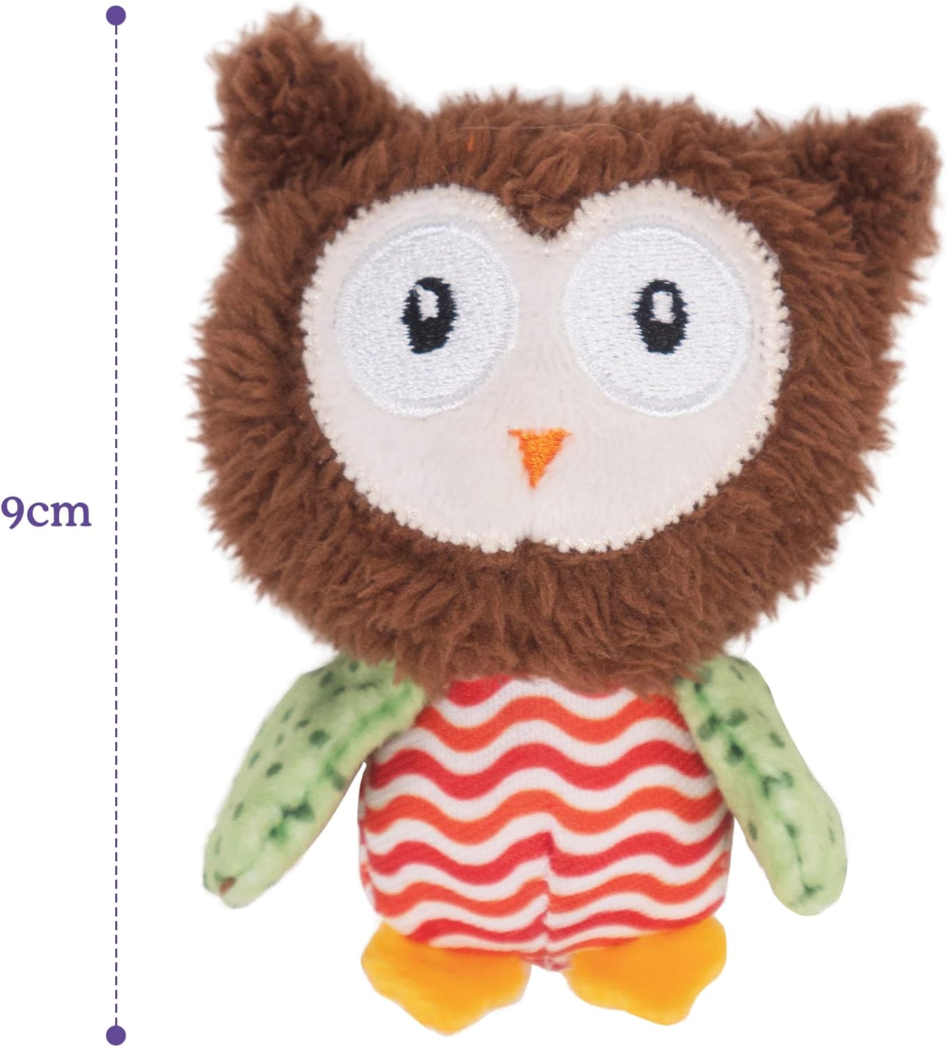 Rosewood Little Nipper Boggle Owl Kitten Toy
