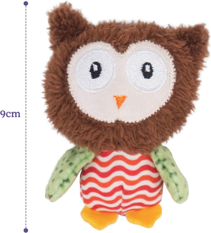 Rosewood Little Nipper Boggle Owl Kitten Toy