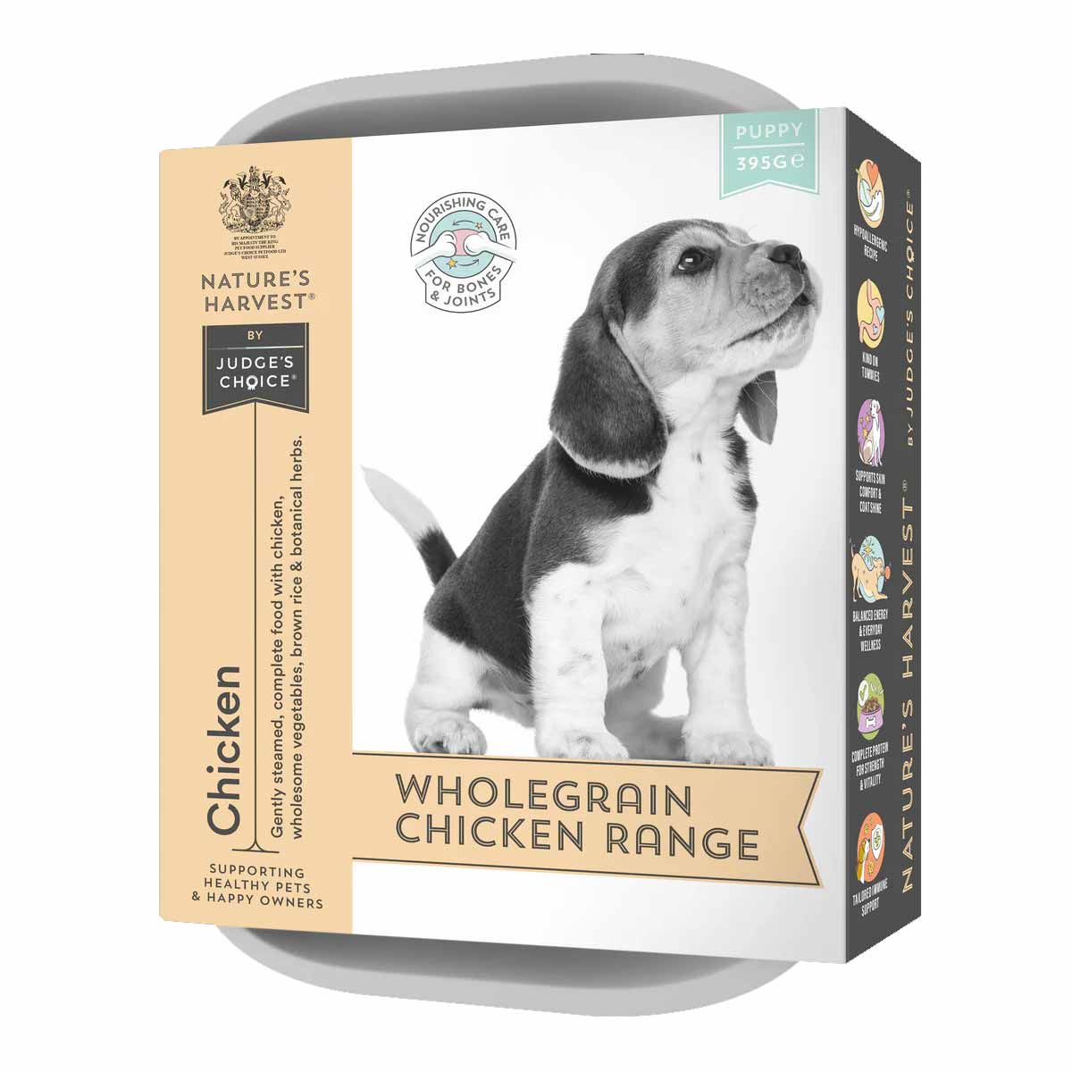 Natures Harvest Natures Harvest Brown Chicken Salmon Puppy Wet Dog Food pet food packaging