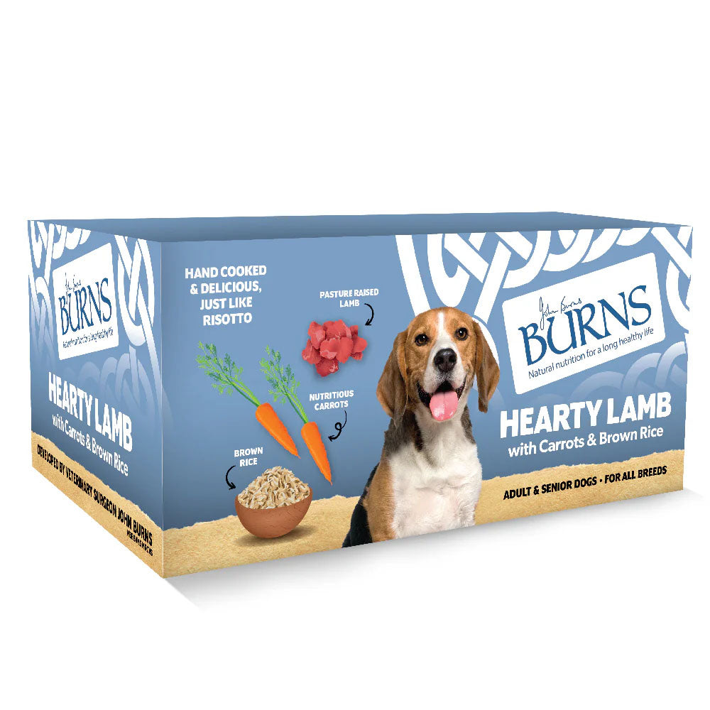Burns Adult/Senior Wet Dog Food - Lamb & Rice - 12x150g Trays