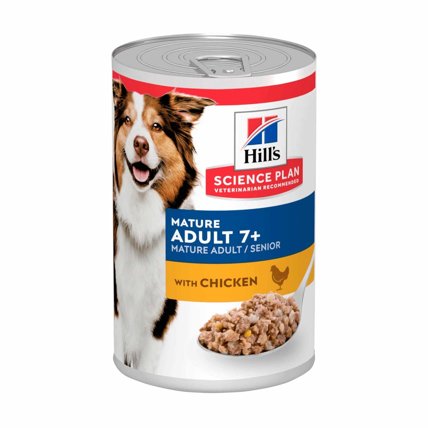 Hills Science Plan Mature Wet Dog Food - Chicken - 12x370g Cans