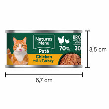 Natures Menu Adult Wet Cat Food - Chicken & Turkey - 18x85g cans