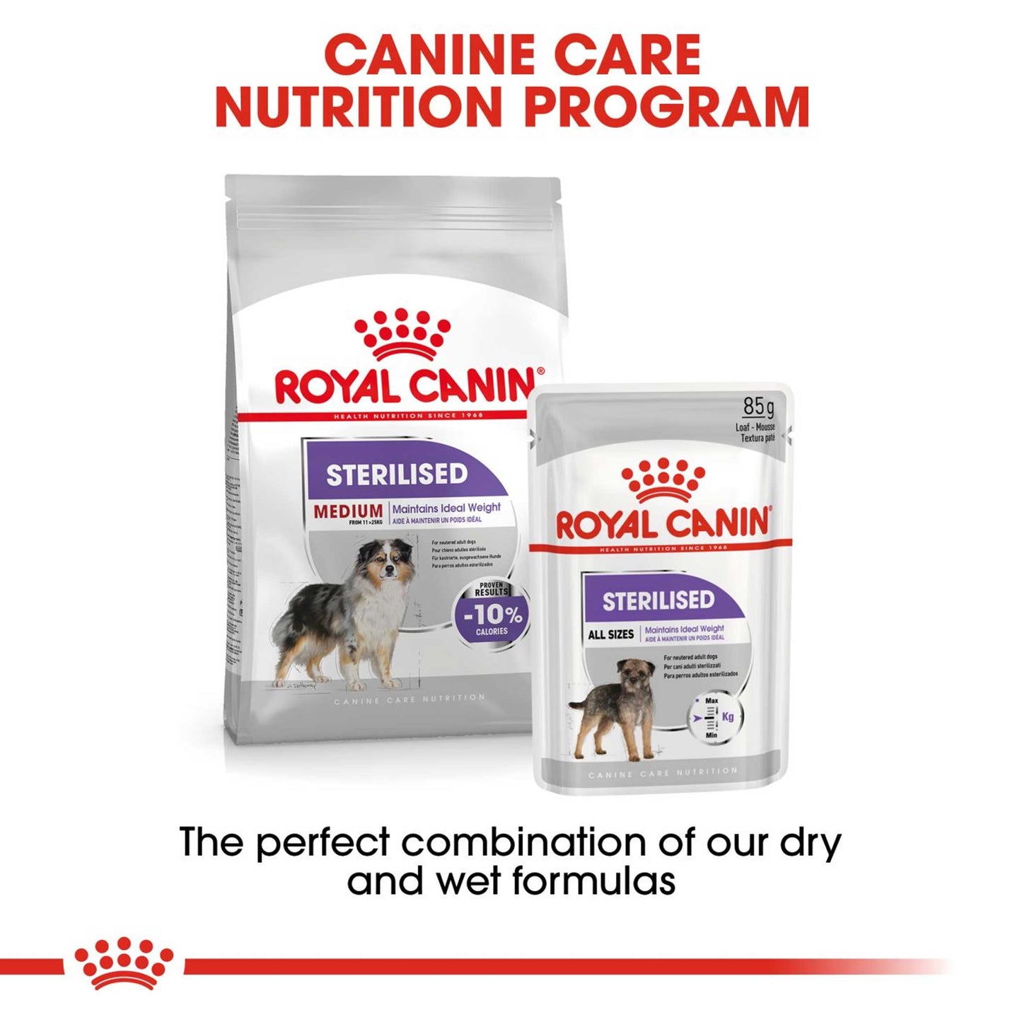 Royal Canin Size Health Nutrition Medium Sterilised Care Adult Dry Dog Food