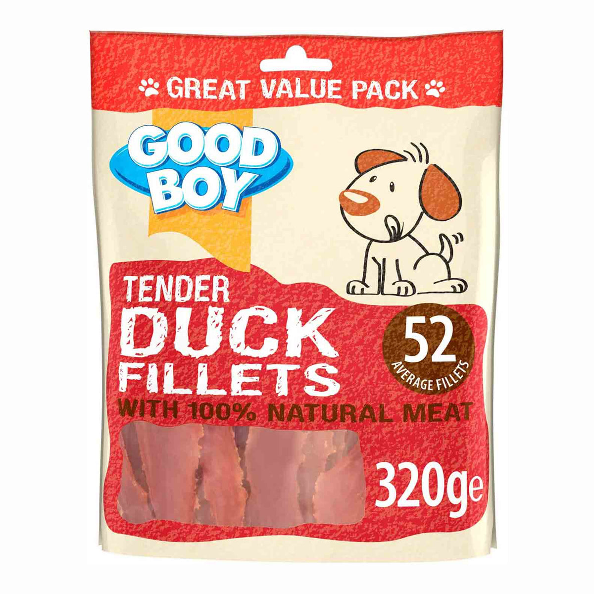 Good Boy Good Boy Pawsley Fillets Duck Adult Wet Dog pet food packaging