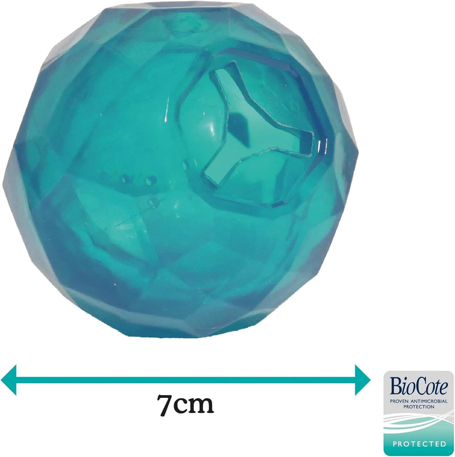 Rosewood Biosafe Puppy Treat Dispensing Toy - Blue - Ball