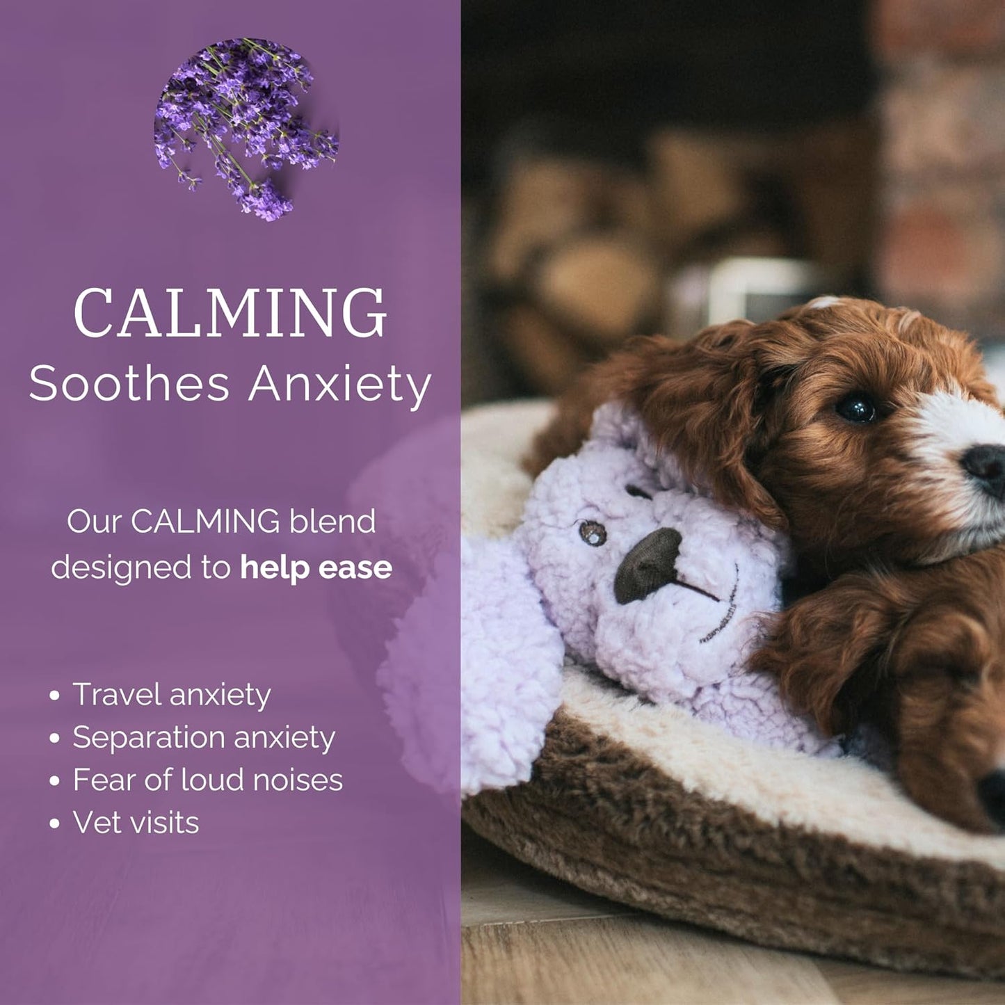 Rosewood Aromadog Calm Fleece Dog Toy - Dog