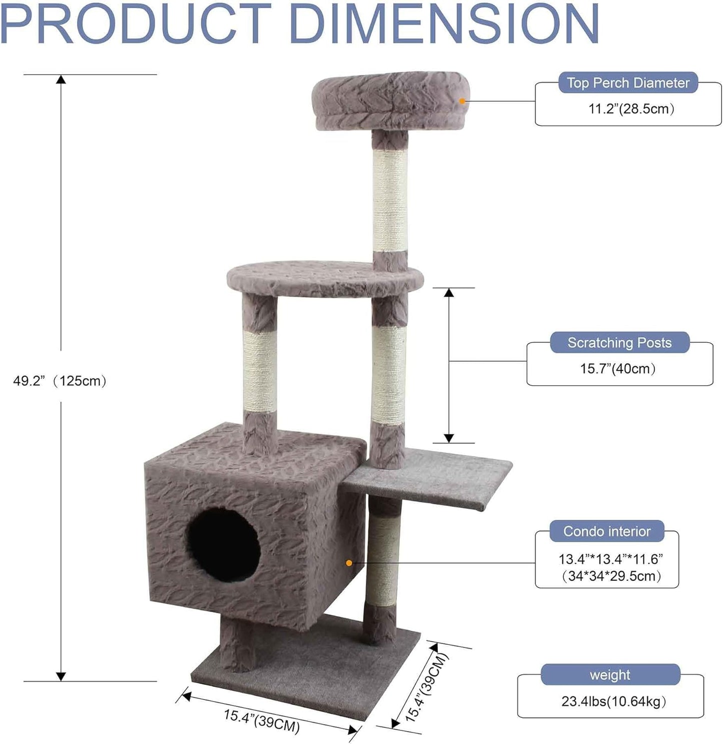 Purrshire Multi Level Cat Activity Centre