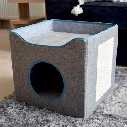 Purrshire Foldable Cat Condo