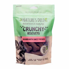 Natures Deli Crunchy Dog Biscuits - Salmon & Sweet Potato - 225g