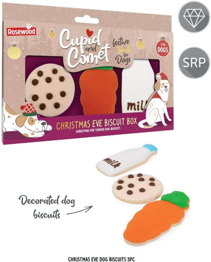 Rosewood Cupid & Comet Meaty Biscuits - 3 Pack