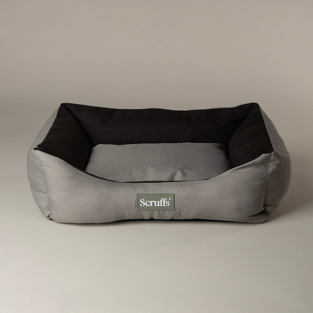 Scruffs Expedition Water Resistant Box Dog Bed - Storm Grey