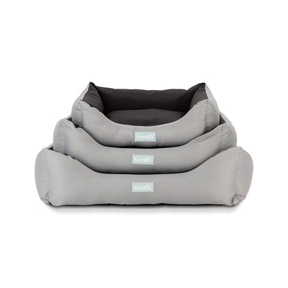 Scruffs Expedition Water Resistant Box Dog Bed - Storm Grey