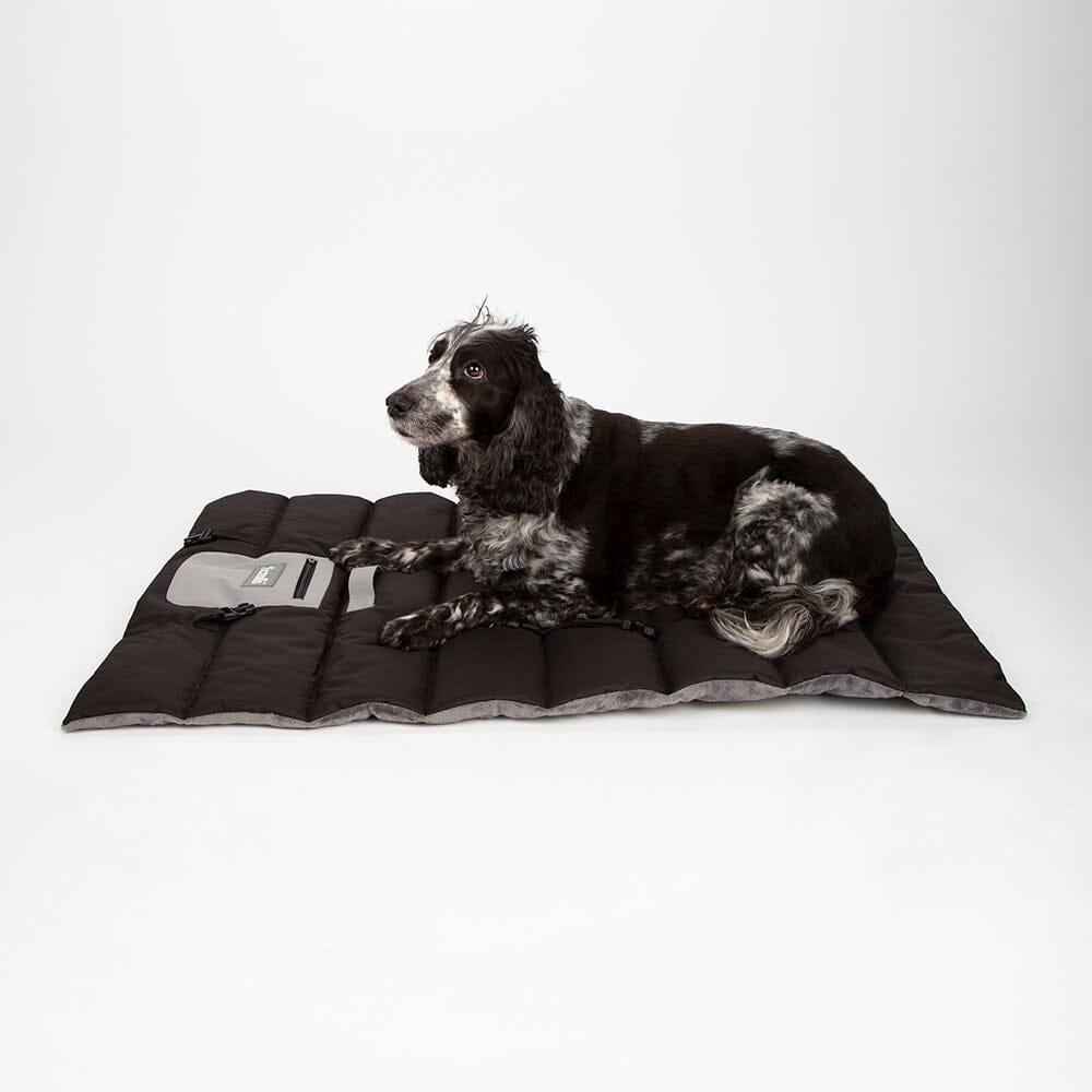 Scruffs Expedition Water Resistant Roll Up Travel Pet Bed - Storm Grey