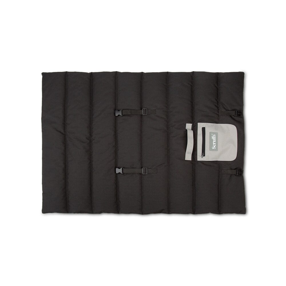 Scruffs Expedition Water Resistant Roll Up Travel Pet Bed - Storm Grey