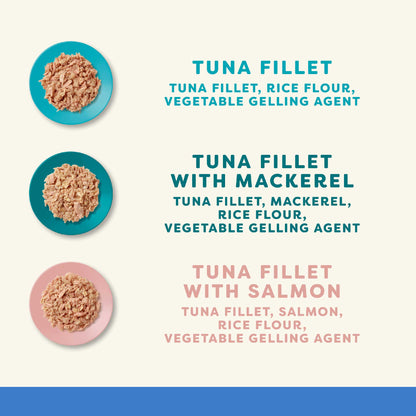 Applaws Adult Wet Cat Food Fish Selection in Jelly - 12x70g pouches
