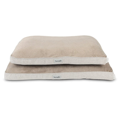 Scruffs Harvard Memory Foam Mattress Dog Bed - Pearl Grey