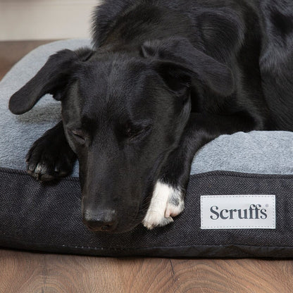 Scruffs Harvard Memory Foam Mattress Dog Bed - Graphite Grey