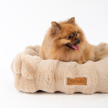 Scruffs Alpine Box Dog Bed - Champagne