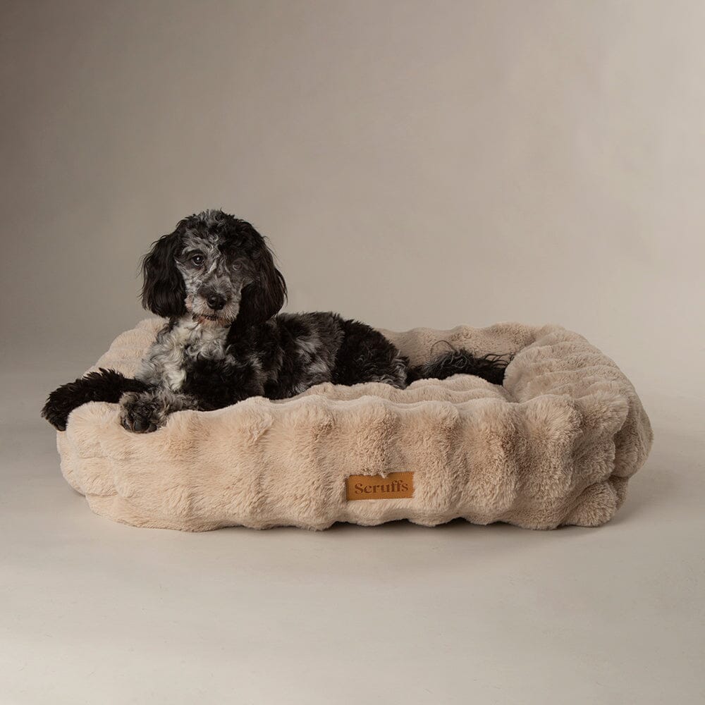 Scruffs Alpine Box Dog Bed - Champagne
