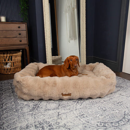Scruffs Alpine Box Dog Bed - Champagne