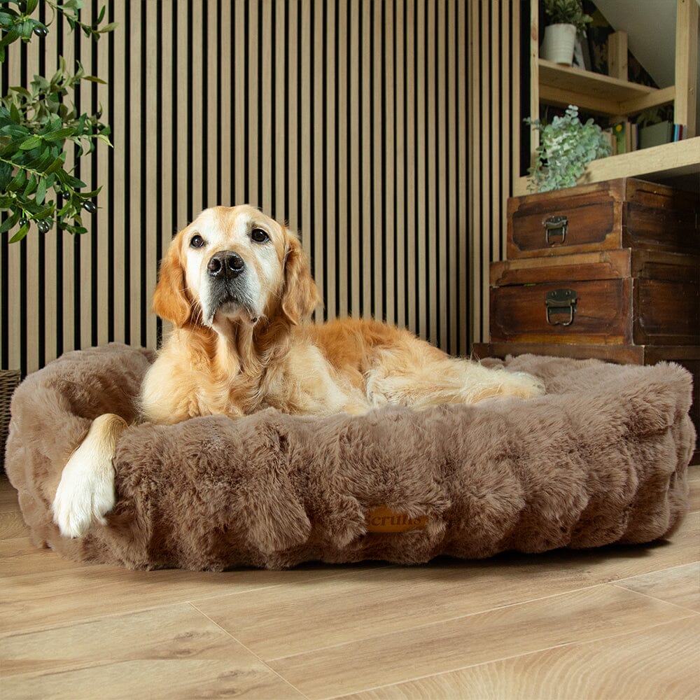 Scruffs Alpine Box Dog Bed - Taupe