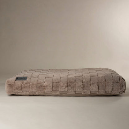 Scruffs Oxford Orthopaedic Mattress Dog Bed - Silver