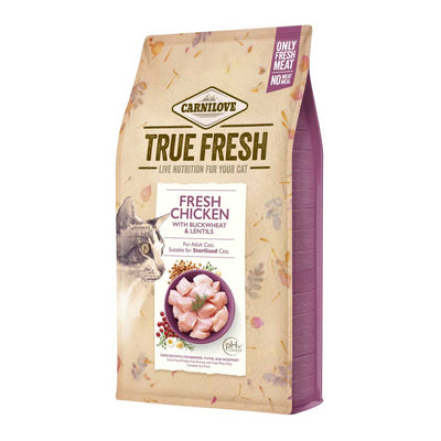 Carnilove Carnilove True Buckwheat Lentils Chicken pet food packaging